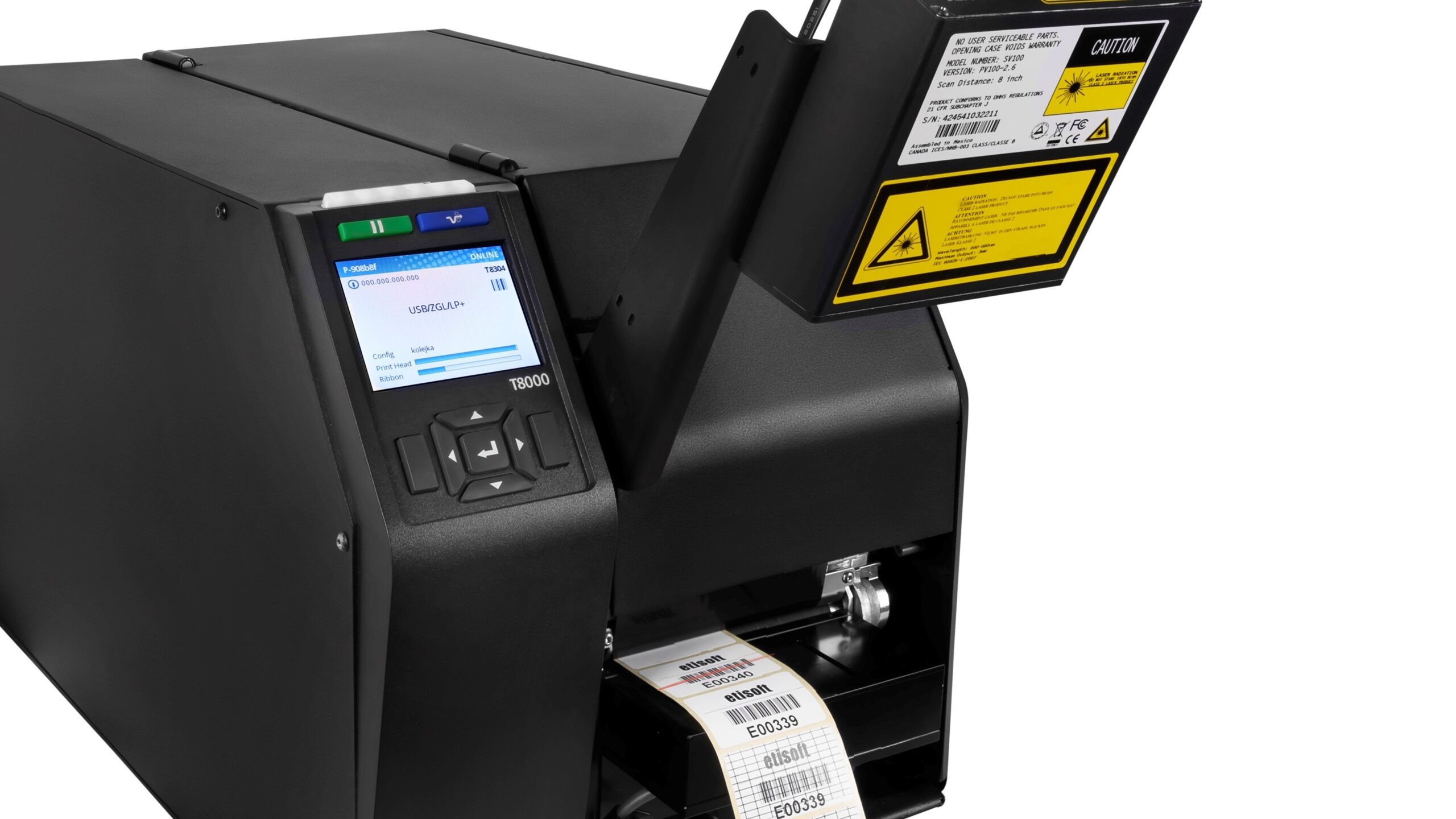 Label printers with verifier ETISOFT