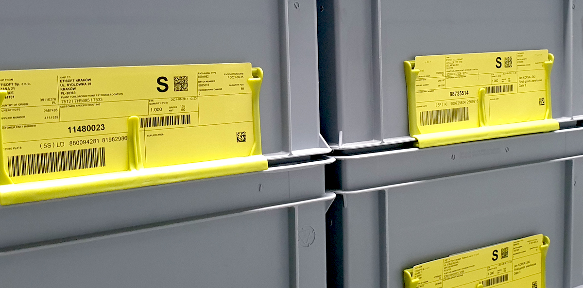etykiety logistyczne
