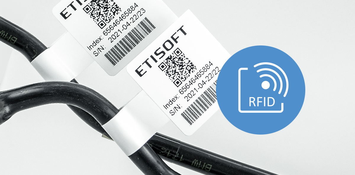 etykiety RFID, etykiety na kablach