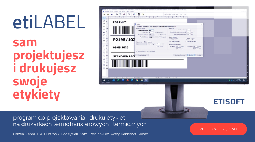 etiLABEL program do projektowania i drukowania etykiet