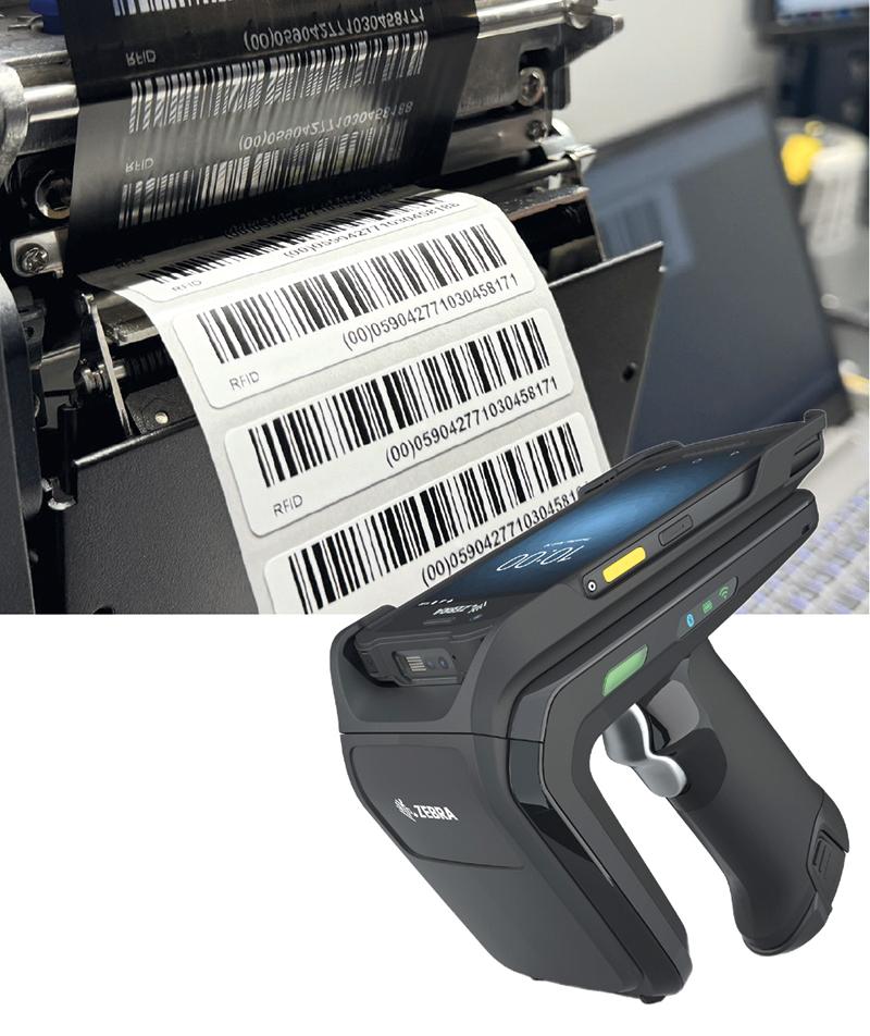 RFID label printing program