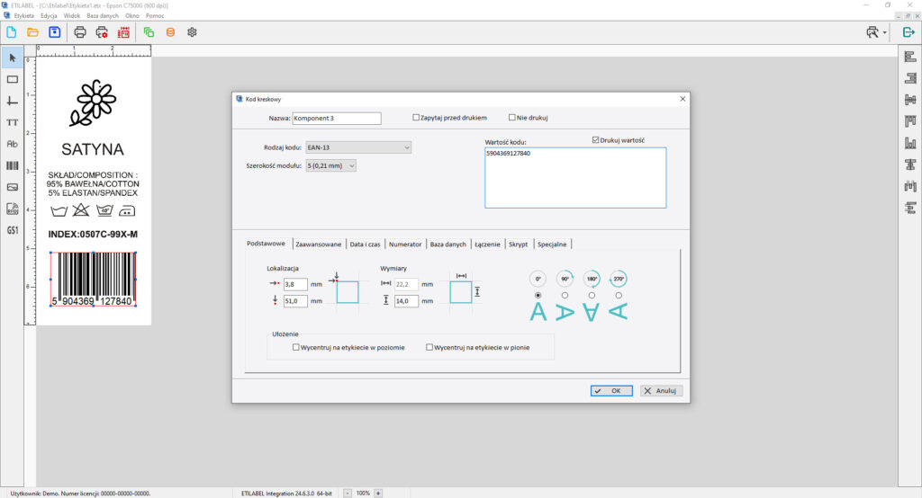 software to create and printing labels