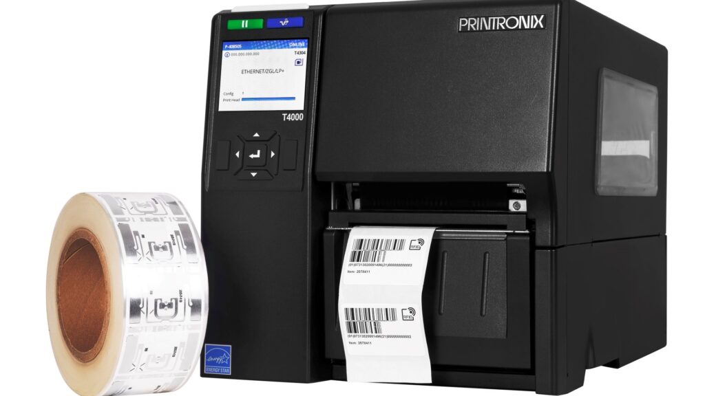 Printronix printer for printing RFID labels