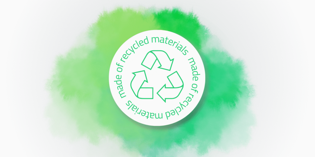 eco-friendly recycled labels logo