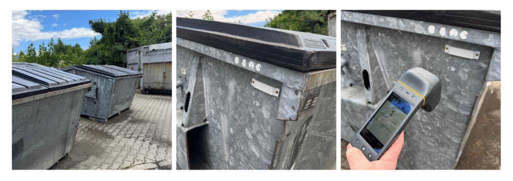 Etykiety RFID na kontenerach wielkogabarytowych