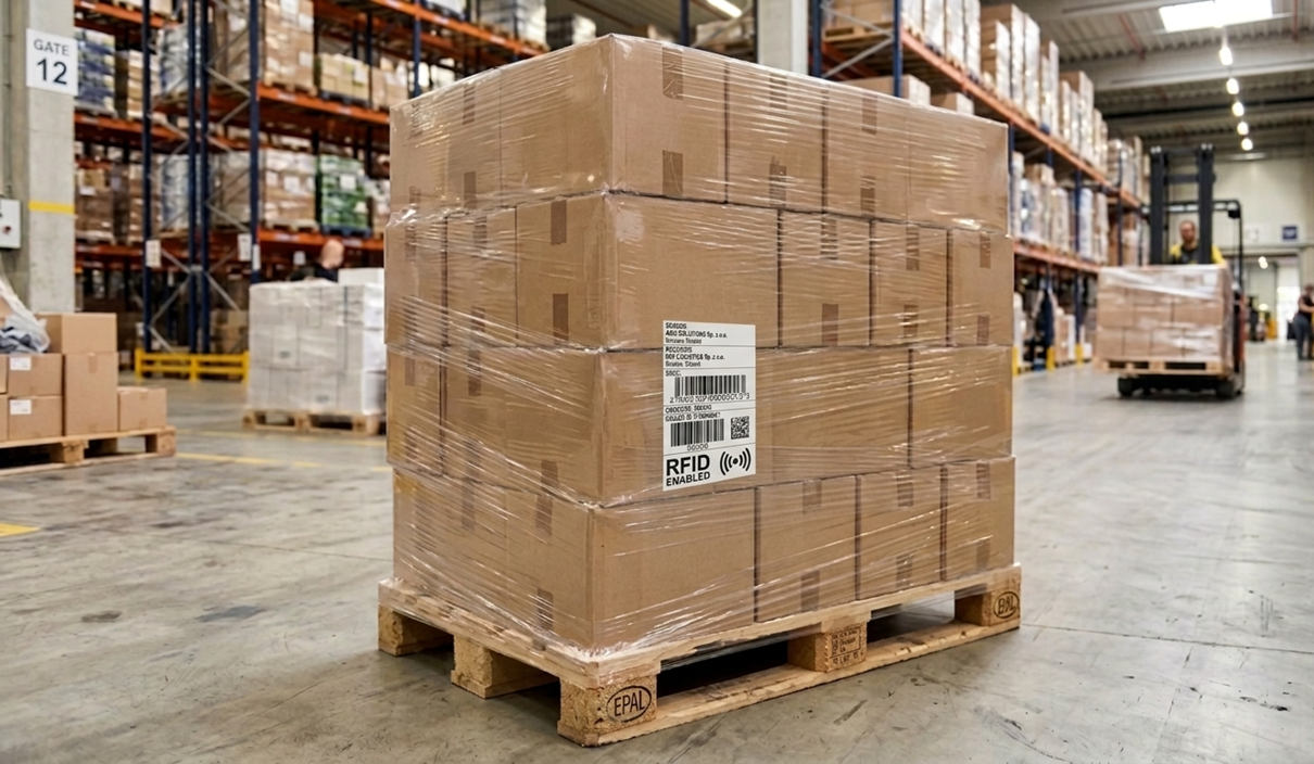 Labeling pallets